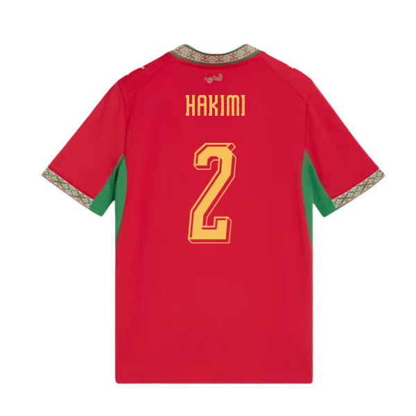 2026-2027 Morocco Home Shirt (Kids) (Hakimi 2)-SoccerKits Hub | Buy Soccer Jerseys Online